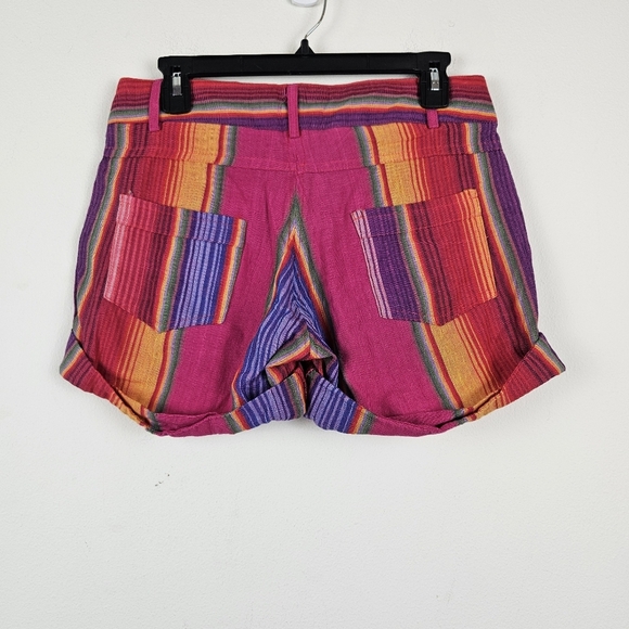 ARTESANIA Multicolir Cotton Light Shorts Size Small Summer - Picture 4 of 6